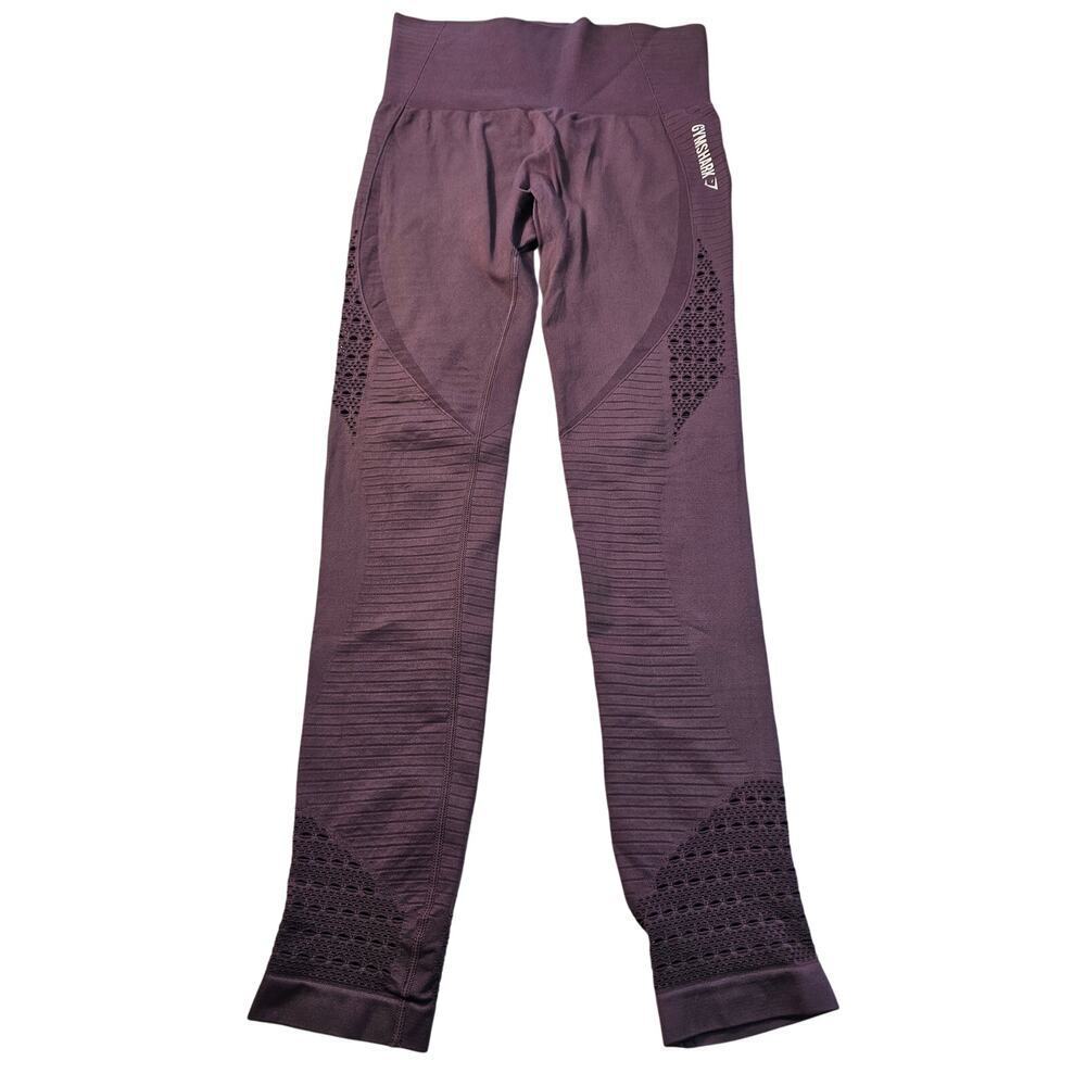 Gymshark Energy Seamless Leggings Womens S / XS (?) Purple Athleisure High Rise